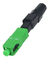 Imagem do Conectores Sc-apc Fibra Óptica Fast Verde 10 Unidades