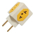 Imagem do Kit Com 02 Benjamim Adaptador Tomada Plug 04 Entradas 110v/220v