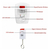 Alarme Sem Fio Residencial Sensor Sirene + 2 Controles 9602