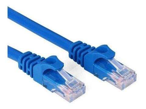 Patch Cord 01 Mts Cat6 Ethernet Lan 100% Cobre