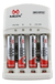 Kit Carregador Rápido Bivolt + 4 Pilhas Aa Aaa Recarregável na internet