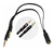 Cabo Adaptador P3 Femea Para P2/ Fone E Microfone Headset Pc - NOVAREDESTORE