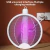 Imagem do Raquete Super Premium Elétrica Mata Mosquito Com Luz Led Uv Cor Branco