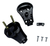 Kit 20 Plugue Pino Macho Prensa Cabo 90º 10a 2p 250v Preto - comprar online