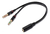 Cabo Adaptador Headset Para Fone 2 P2 Macho X 1 P3 Fêmea - comprar online