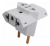 Kit 3 Adaptador Benjamim + 3 Adaptador Bob 10a/20a Pradrão 110v/220v - NOVAREDESTORE