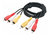 Cabo Rca Audio E Video 3 Vias - 5 Metros - comprar online