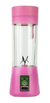 Mini Liquidificador Shake Recarregável Usb Rosa (+ 3 Cores)
