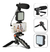 Kit Youtuber Vlog Live Tripé Celular Suporte Led E Microfone Com Controle Bluetooth Video-making Kit Ay-49