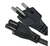Cabo De Força / Energia Tripolar Para Fonte Notebook Dell 110v/220v - NOVAREDESTORE