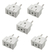 Kit 5 Plugs Adaptador De Tomada Bob Esponja 10a/20a 3/2pinos na internet