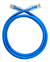 Kit 50 Unidades Cabo De Rede Patch Cord Rj45 Cat5e Azul 1mt