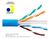 Caixa De Cabo Cat6 Utp 100 Metros Homologado 100% Cobre Cor Azul - comprar online
