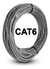Cabo De Rede Cinza Cat6 20 Metros Ethernet Lan Montado na internet