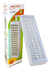 Lampada Emergência Luminaria Luz Recarregável Bivolt 60 Led Cor Branco 110v/220v - comprar online