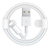 Cabo Usb Carregador P/ iPhone 8 X Xr Xs 11 12 13 Pro iPad Cor Branco - comprar online