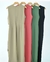 Vestido Midi sem manga liso com detalhe em nó - comprar online