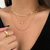 Colar Fita Laminada 3MM Dourado - Banho em Ouro 18K na internet