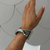 Bracelete Ajustável Torcido - Banho em Ródio Branco na internet