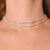 Choker Riviera Cristal 2MM - Banho em Prata 925 na internet