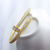 Bracelete Prego Cravejado - Banho em Ouro 18K