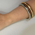 Bracelete Duplo Elástico Duo de Banhos - Ibelle Joias - comprar online