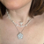 Choker Riviera Folhagens Cravejadas - Banho em Prata 925 - Ibelle Joias