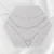 Choker Corações Pendurados - Banho em Prata 925 - comprar online
