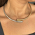 Choker Luxo Articulada Gota Duo de Banhos - Ibelle Joias