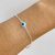 Pulseira Olho Grego - Banho em Prata 925