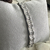 Bracelete Luxo Ondulado Baguetado - Banho em Ródio Branco na internet
