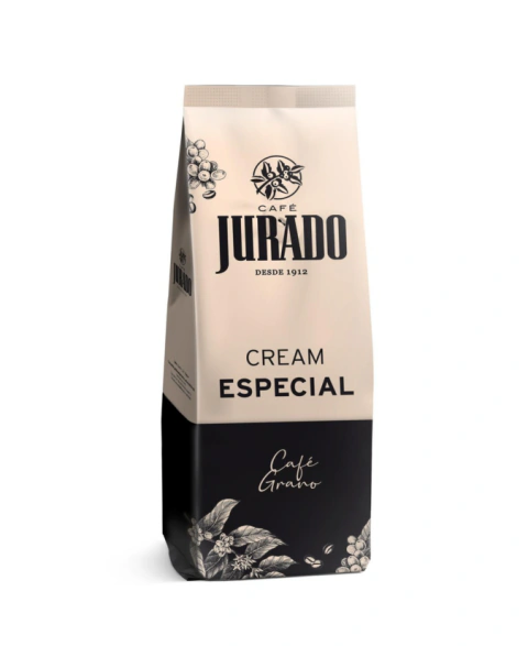CAFÉ JURADO ™ | Café Grano Cream | 1 Kg. | Sin Gluten