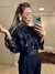Camisa Organza com Renda Preta