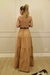 VESTIDO LONGO DECOTE QUADRADO CORES - loja online