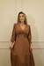 VESTIDO LONGO MANGA LONGA COM ELASTEX PUNHO E COSTAS na internet
