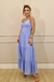 VESTIDO LONGUETE FLORA AZUL na internet