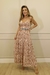 VESTIDO LONGUETE FLORA ESTAMPADO - comprar online