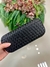 Clutch Tresse Cetim Preta