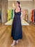 Vestido Longuete Busto Concha Preto - comprar online