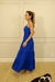 VESTIDO LONGO DECOTE QUADRADO CORES - Valentina Fashion Store
