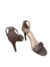 Sandália Flor de Cera | Salto Agulha 10 cm | Forrada em Gliter - Flor de Cera
