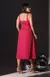Vestido Tecido Trabalhado com Fivela – Rosa - Free Option 