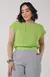 Blusa Lisa com Lastex - Verde - comprar online