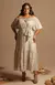 Vestido Longo Plus Rayon Estampado - Verde - comprar online
