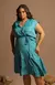 Vestido Plus em Crepe - Azul - Free Option 