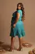 Vestido Plus em Crepe - Azul na internet
