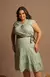 Vestido Plus em Crepe - Verde - Free Option 