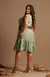 Vestido Plus em Crepe - Verde na internet