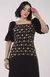 Top Linho Bordado - Preto - comprar online