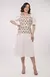 Saia Linho Bordado - Off White - comprar online